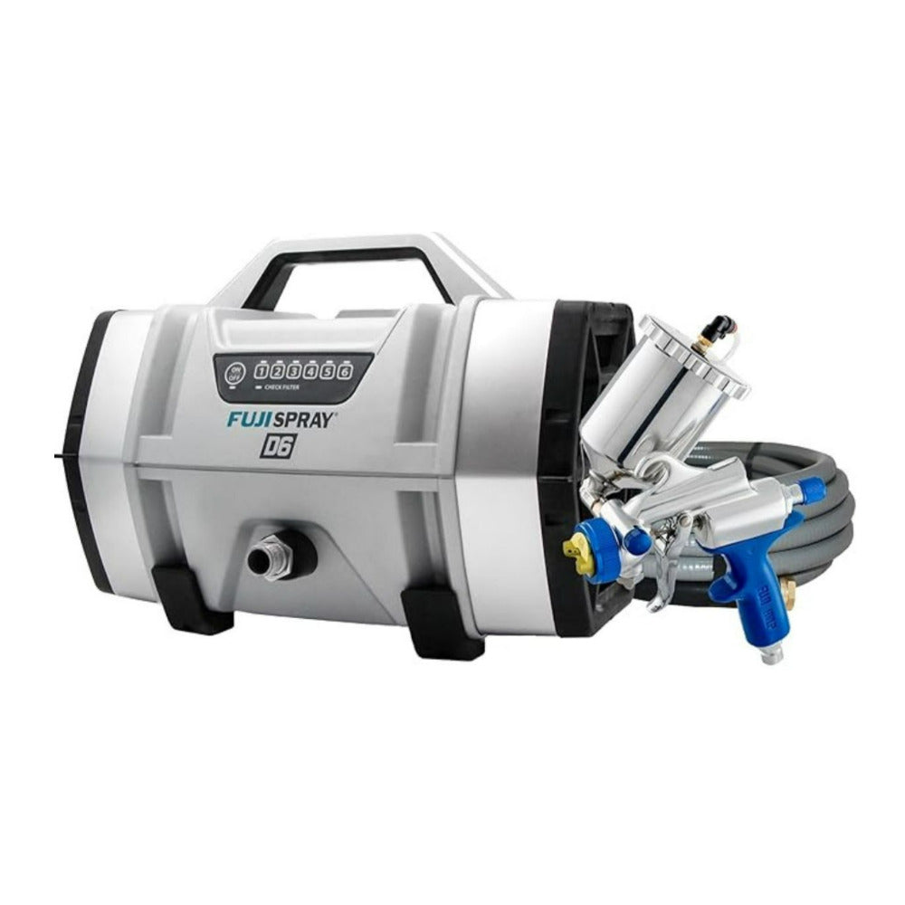 Fuji Spray D6 6 Stage HVLP Gray Turbine Sprayer with G XPC HVLP Spray System
