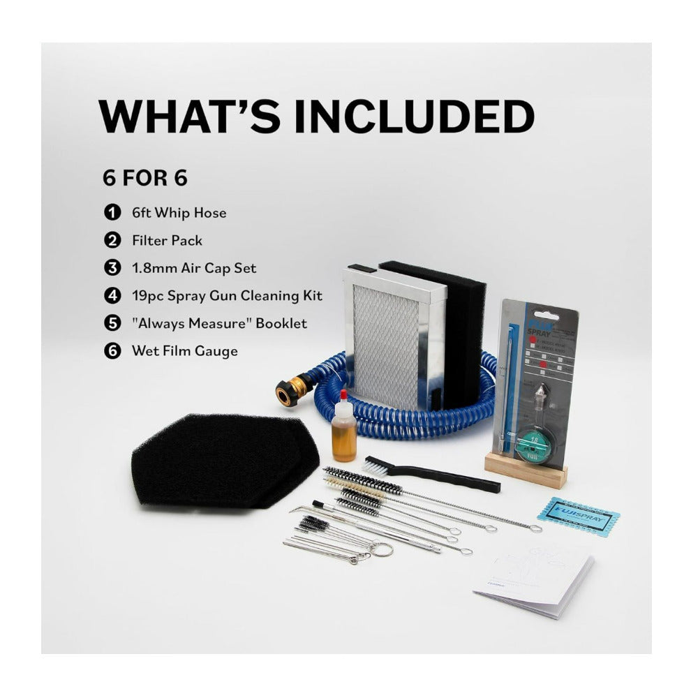 Fuji Spray D6 6 Stage HVLP Gray Turbine Sprayer with T70 HVLP Spray System