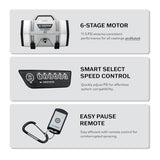 Fuji Spray D6 6 Stage HVLP Gray Turbine Sprayer with T75G HVLP Spray System