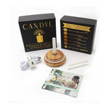 Candyl Ceramic Diffuser (Matte White Jar with Light Wood Top)