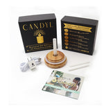 Candyl Ceramic Diffuser (Matte Black Jar with Light Wood Top)