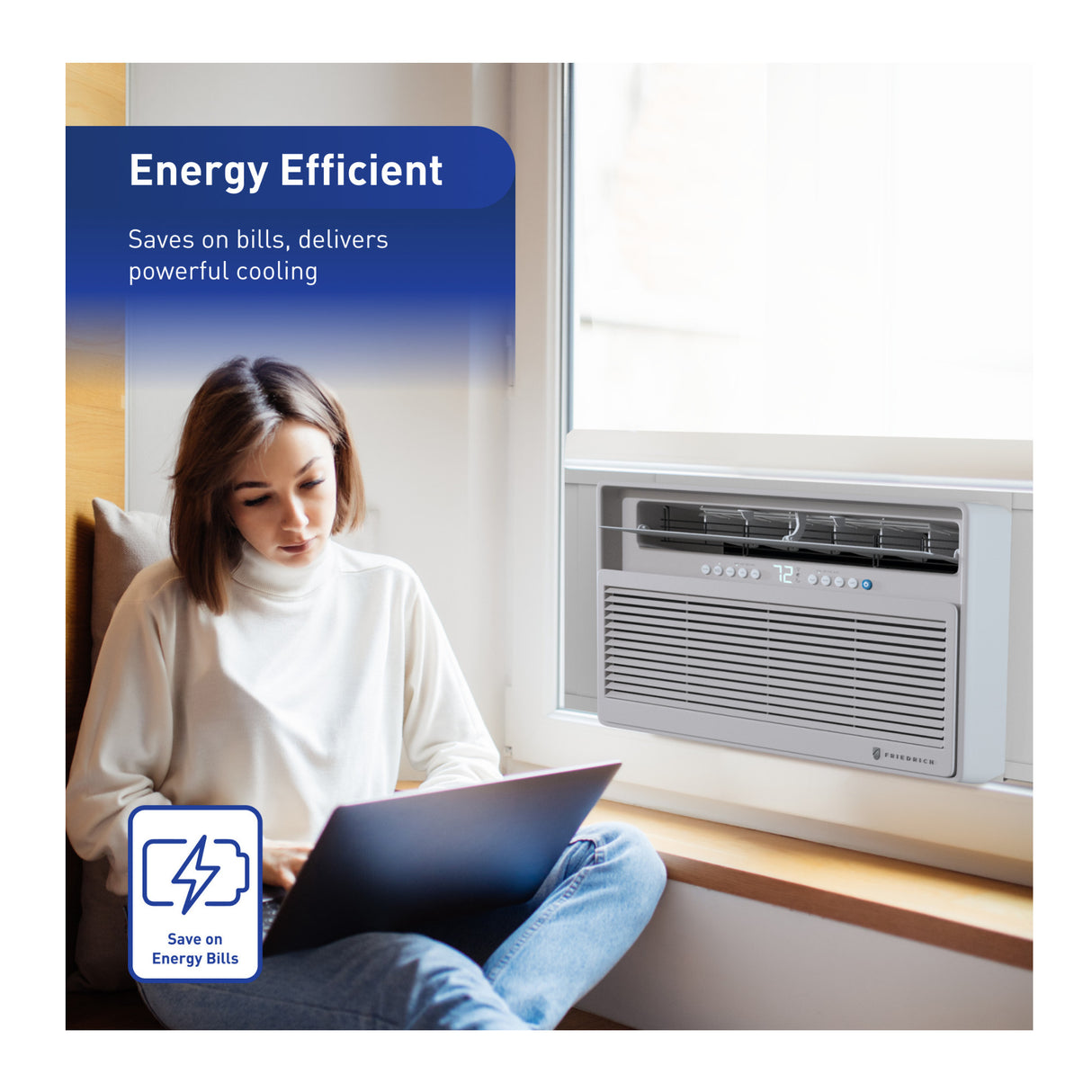 Chill Premier Inverter 18,000 BTU Smart Window Air Conditioner