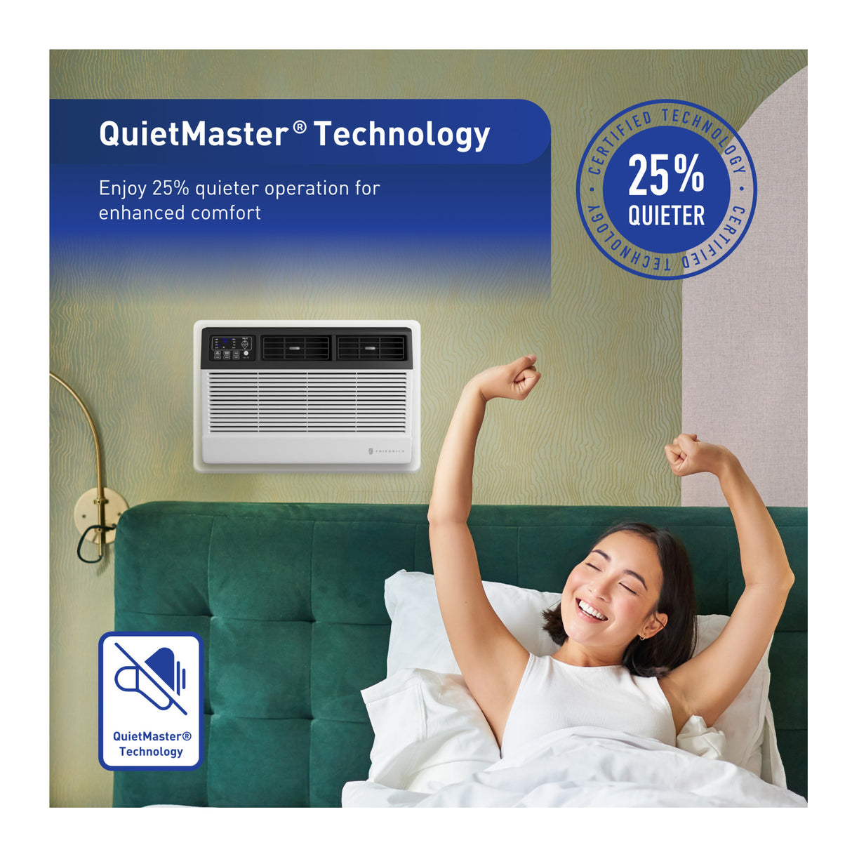 Friedrich Uni Fit 10000 BTU Smart Through The Wall Air Conditioner (230 Volts)