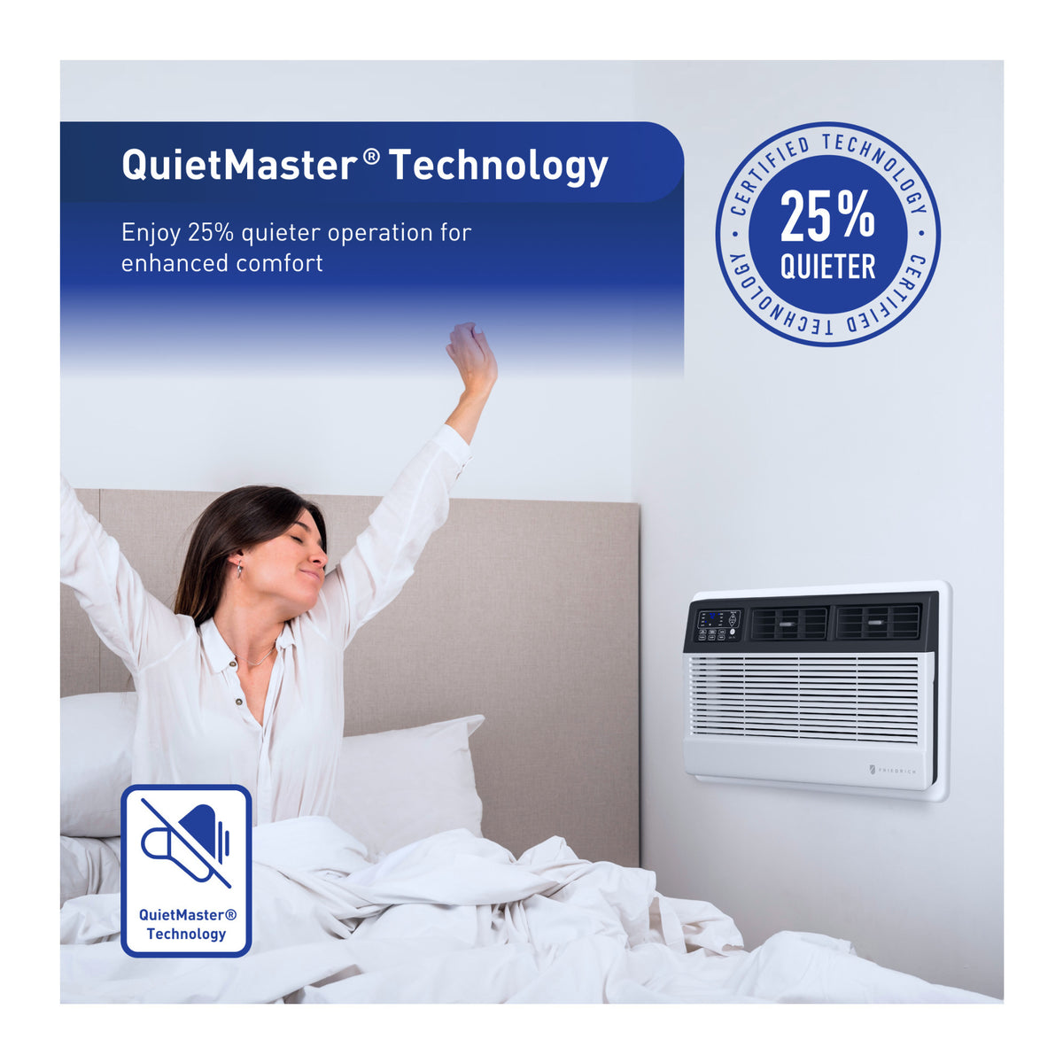 Friedrich Uni Fit Smart Thru The Wall 230 V Air Conditioner with Heating