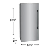 Frigidaire Professional 19 Cu. Ft. Stainless Steel Single Door Freezer