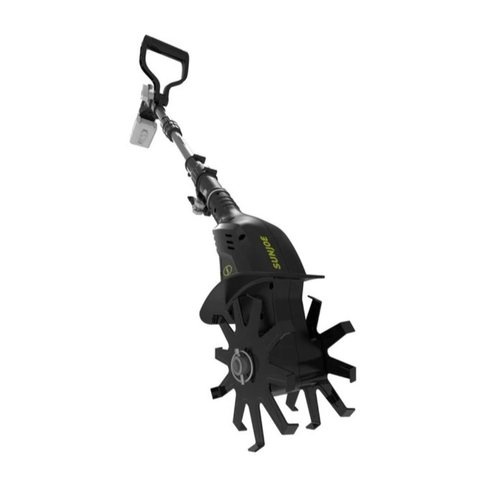 Sun Joe 24V TLR LTE 24 V IONMAX Cordless Black Garden Tiller Plus Cultivator Kit