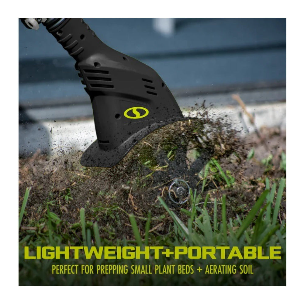 Sun Joe 24V TLR LTE 24 V IONMAX Cordless Black Garden Tiller Plus Cultivator Kit