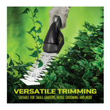 Sun Joe HJ604C 2 In 1 Cordless 7.2 Volt Grass Shear Plus Hedger