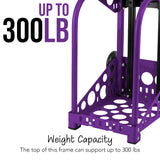Zuca Sport Purple Frame with Removable Skate Style Lightweight Insert Bundle