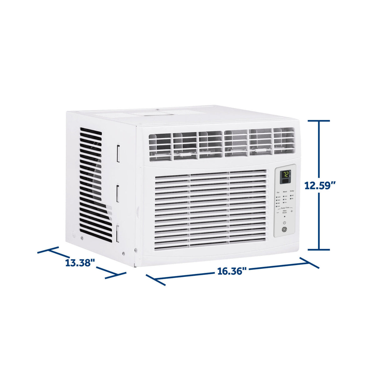 GE 6,000 BTU Electronic Window Air Conditioner with Auto Restart, Remote Control