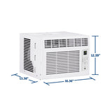 GE 6,000 BTU Electronic Window Air Conditioner with Auto Restart, Remote Control