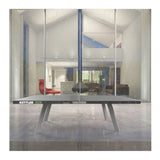 Kettler Eden Outdoor Stationary Table Tennis with Anchor Ready Feet (Gray)