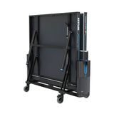 Kettler Outdoor 15 Table Tennis Table with Enclosed Racket Storage Compartment