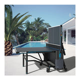 Kettler Outdoor 15 Table Tennis Table with Enclosed Racket Storage Compartment