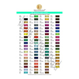 New Brothread 80 Spools Polyester Embroidery Thread Kit 500M Each - Colors Match Janome and Robison-Anton Colors