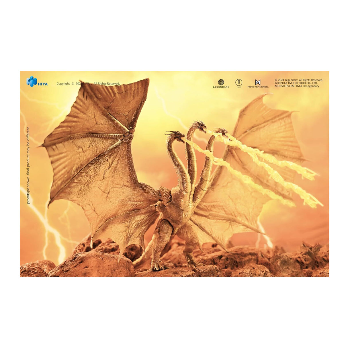 Hiya Toys Godzilla: King of Monsters  King Ghidorah Exclusive Action Figure