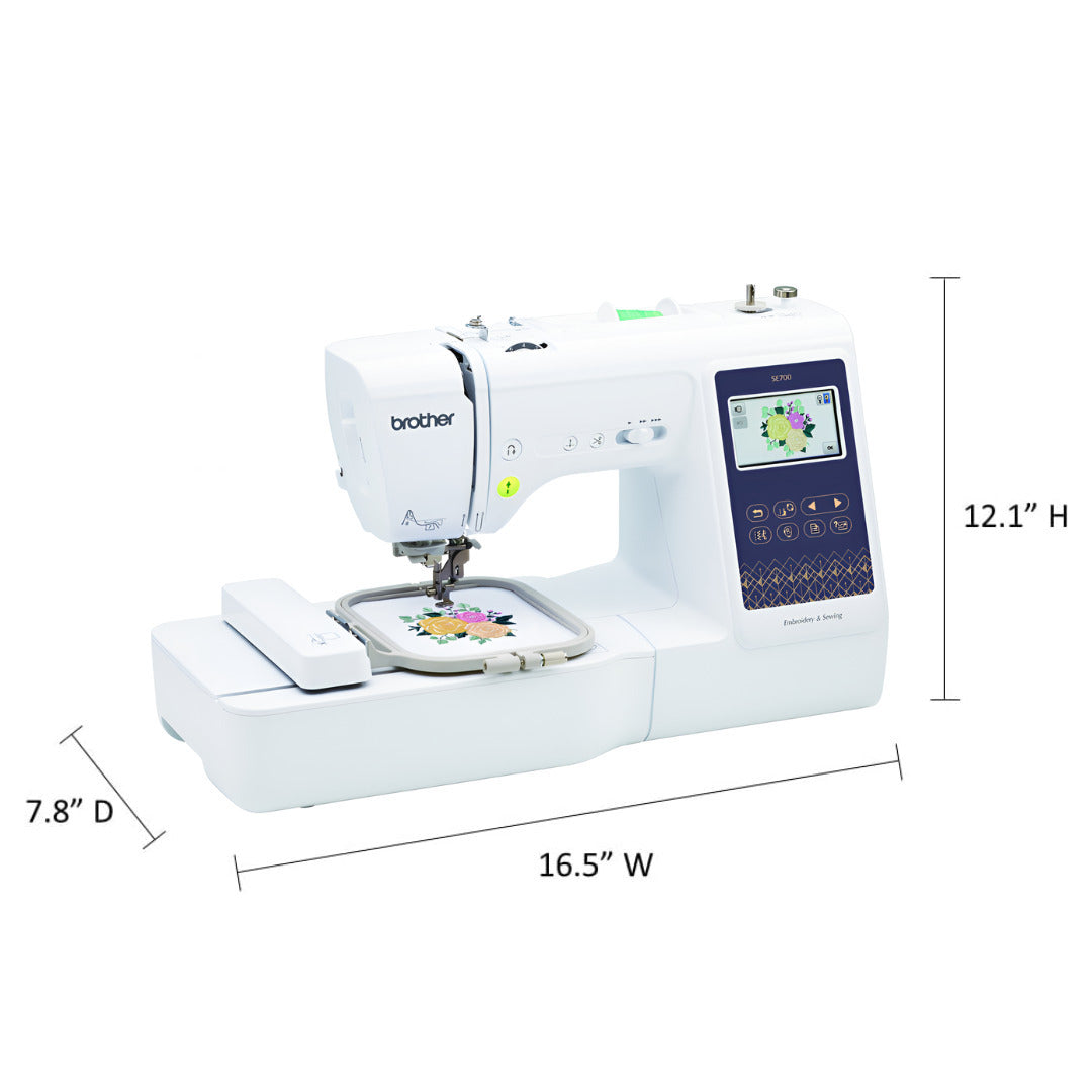 Brother SE700 Elite Sewing and Embroidery Machine with Sewing Bundle