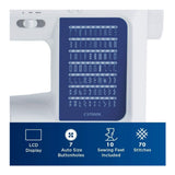 Brother Computerized Sewing and Quilting Machine Bundle with Hardcase
