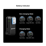 OLIGHT Oclip Rechargeable Clip-On with White and Red Light (Black)