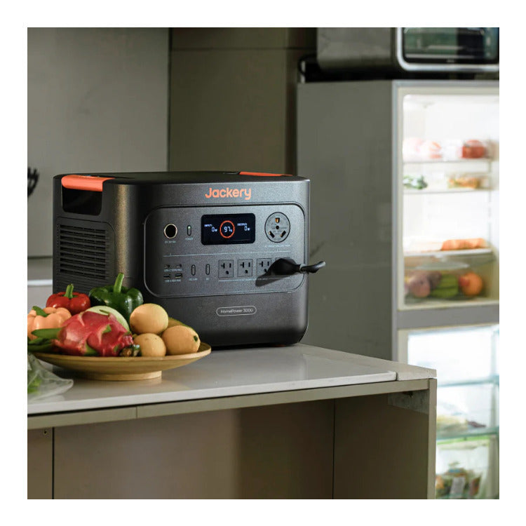 Jackery Explorer 3000 V2 Portable Power Station (3072 Wh Capacity) - Black