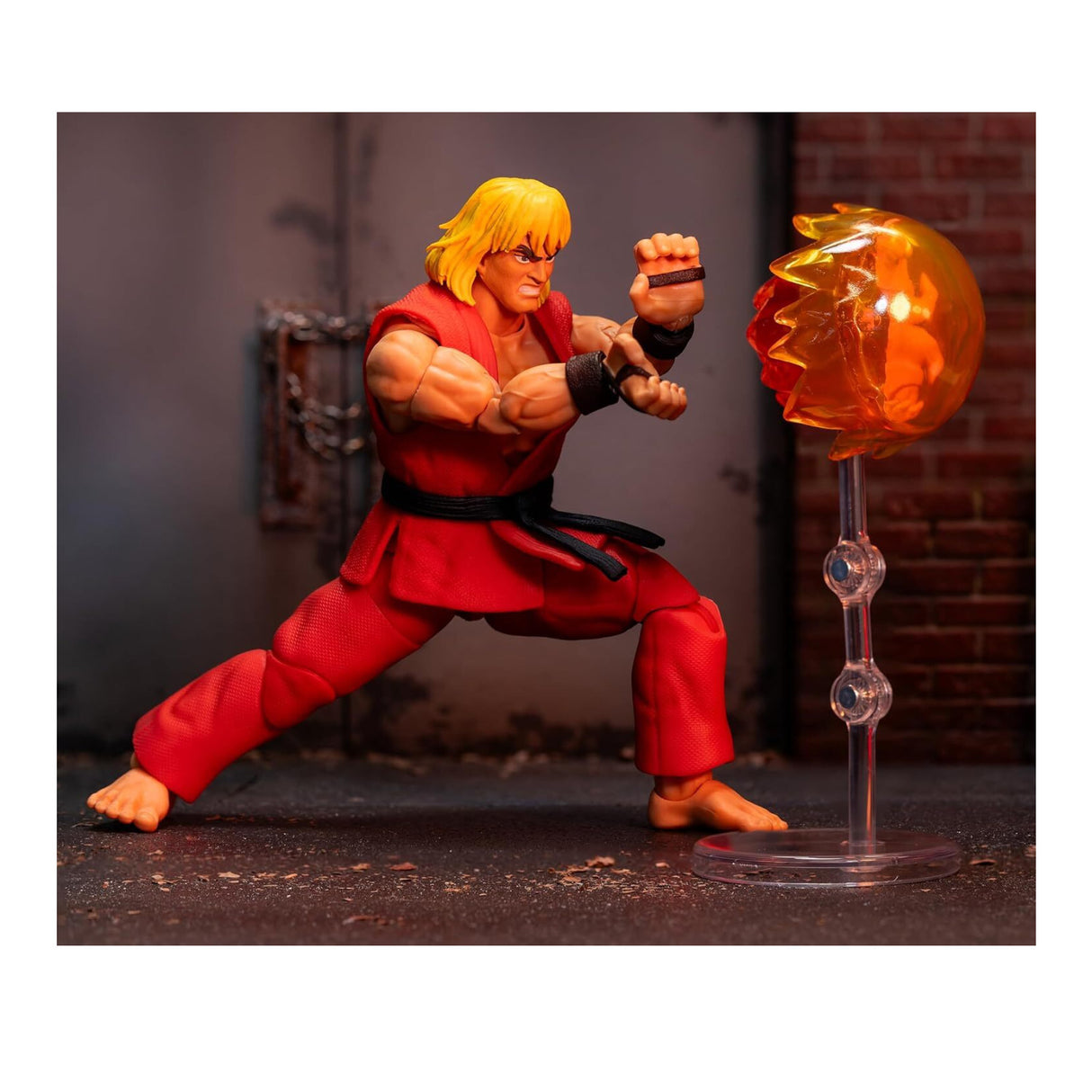 Jada Toys - Street Fighter II Ken 6-in Articulated Collectible Action Figure