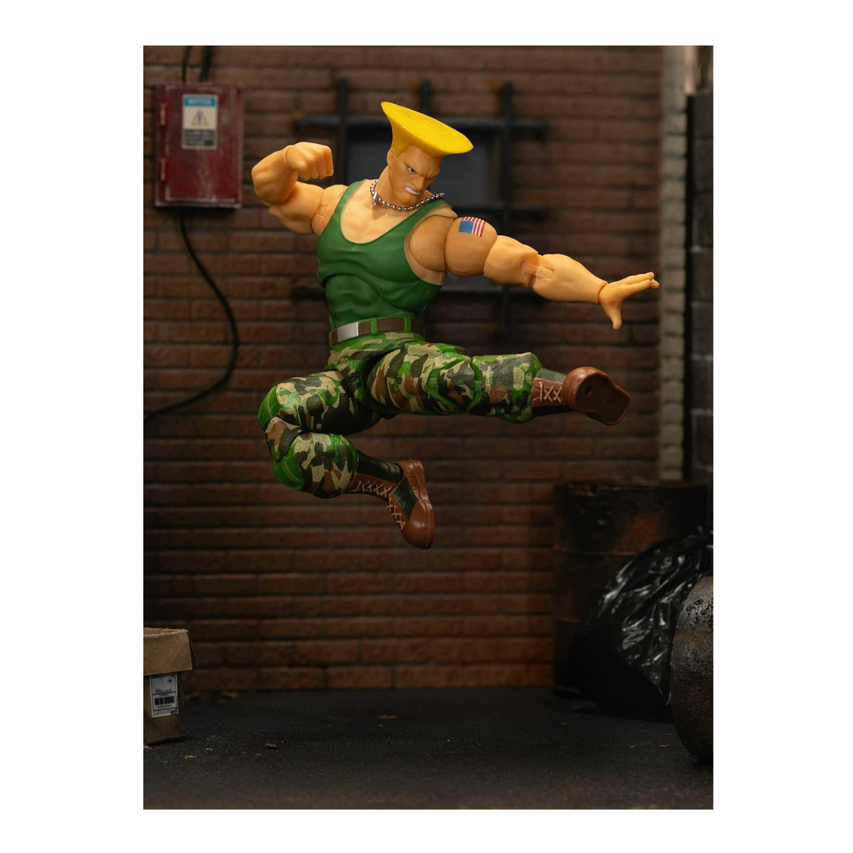 Jada Toys  Street Fighter II Guile 6-in Articulated Collectible Action Figure
