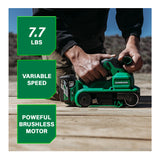 Metabo HPT 36V MultiVolt Cordless Brushless 3in x 21in Belt Sander (Body Only)