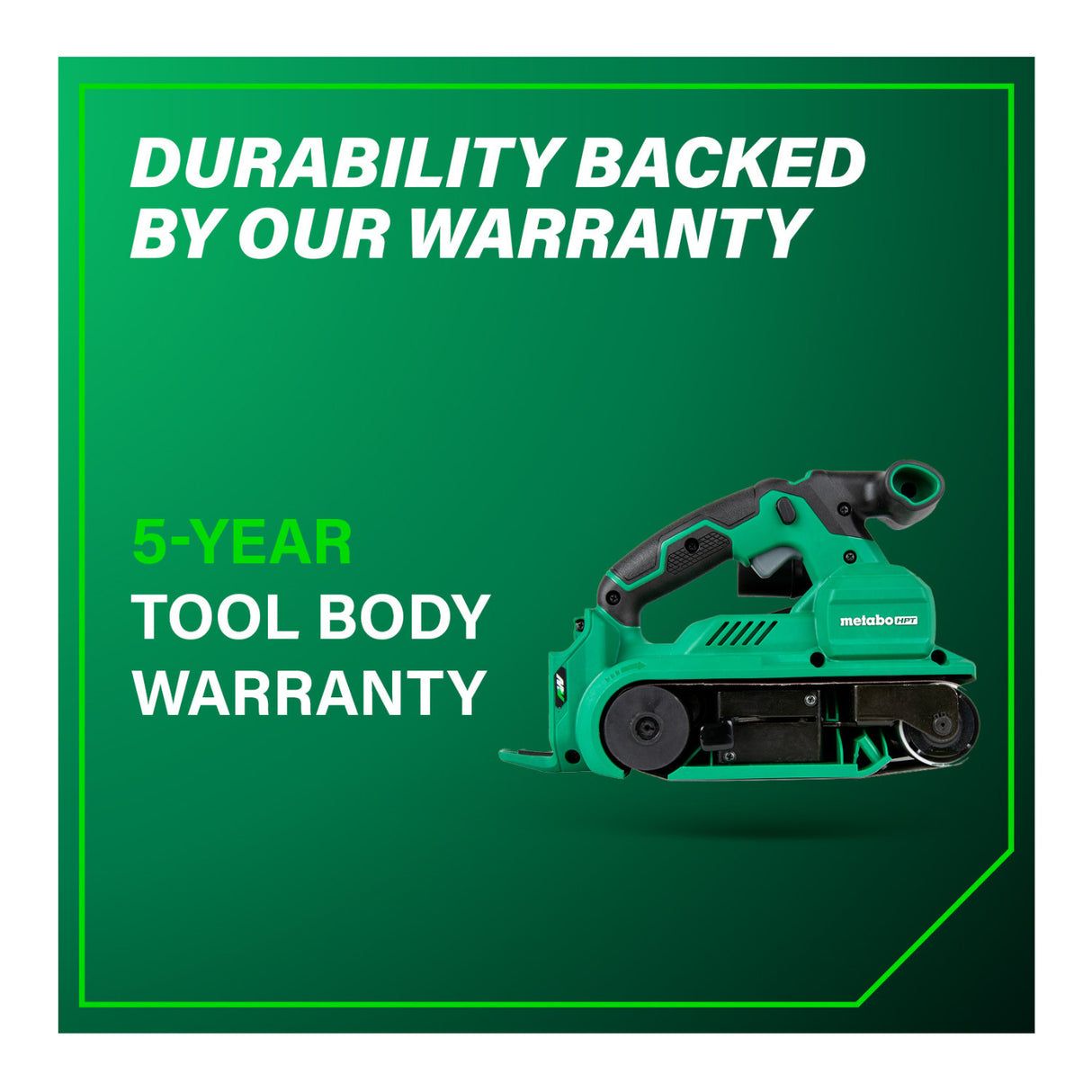 Metabo HPT 36V MultiVolt Cordless Brushless 3in x 21in Belt Sander (Body Only)