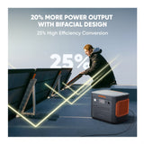 Jackery SolarSaga 100 Prime Solar Panel: 100W Bifacial Flexible Outdoor Power