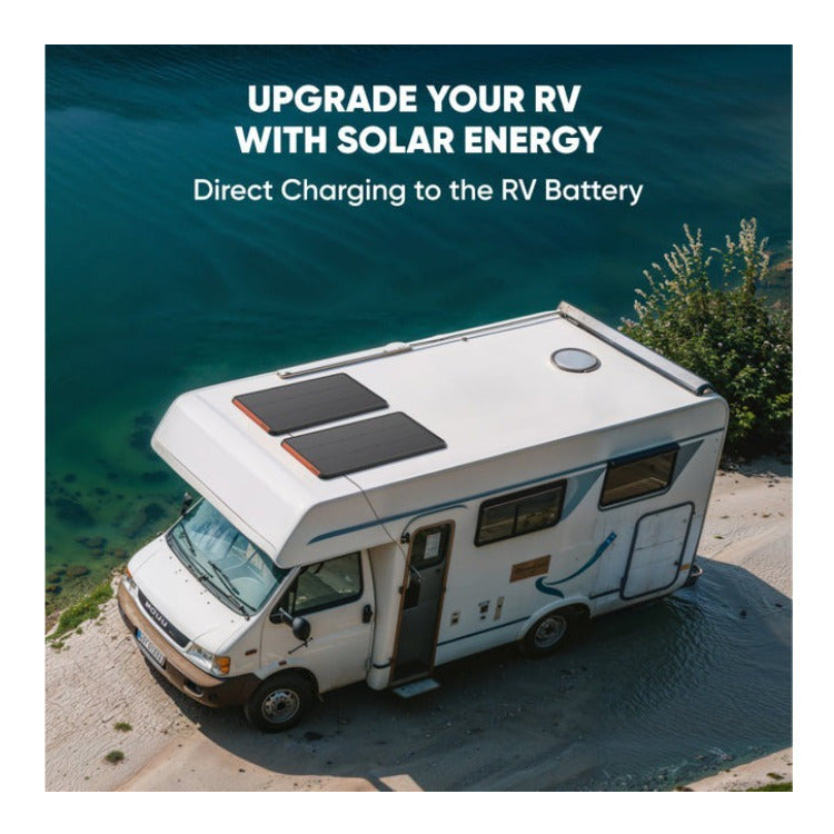 Jackery SolarSaga 100 Prime Solar Panel: 100W Bifacial Flexible Outdoor Power