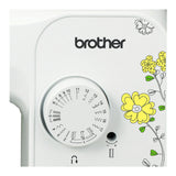 Brother SM1704 17-Stitch Sewing Machine (White) with 12 Color Sewing Thread Kit