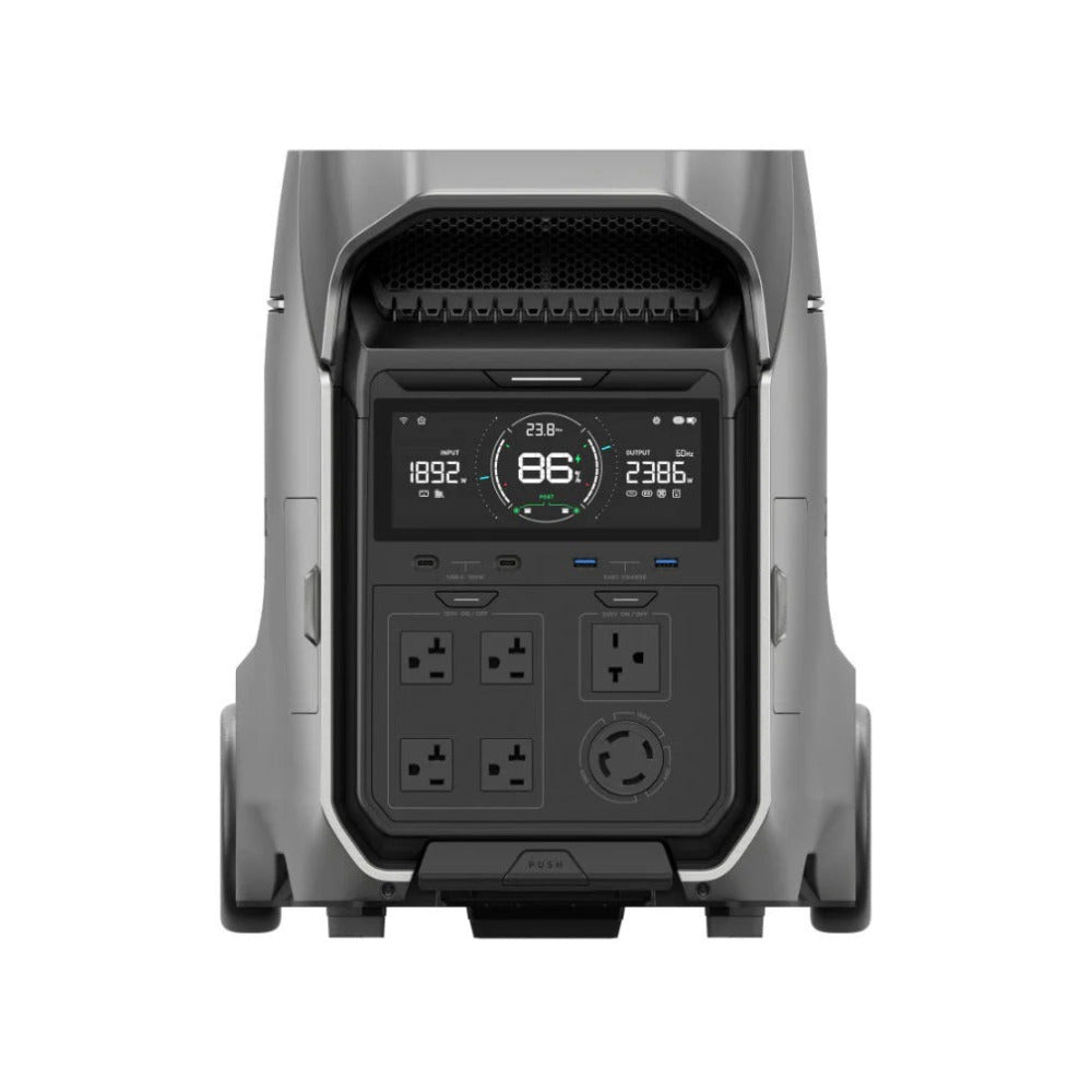 EcoFlow DELTA Pro 3 Portable Power Station with 4600W Output and Dual Voltage