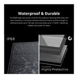 EcoFlow 400W Rigid Solar Panel with IP68 Weatherproof Frame (2-Pack)