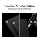 EcoFlow 100W Flexible Solar Panel Lightweight Waterproof Design