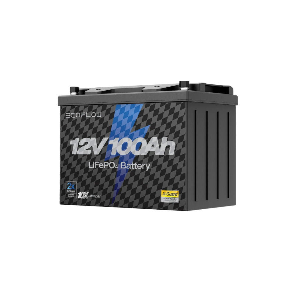EcoFlow Lithium 12V 100Ah Deep Cycle LiFePO4 Battery