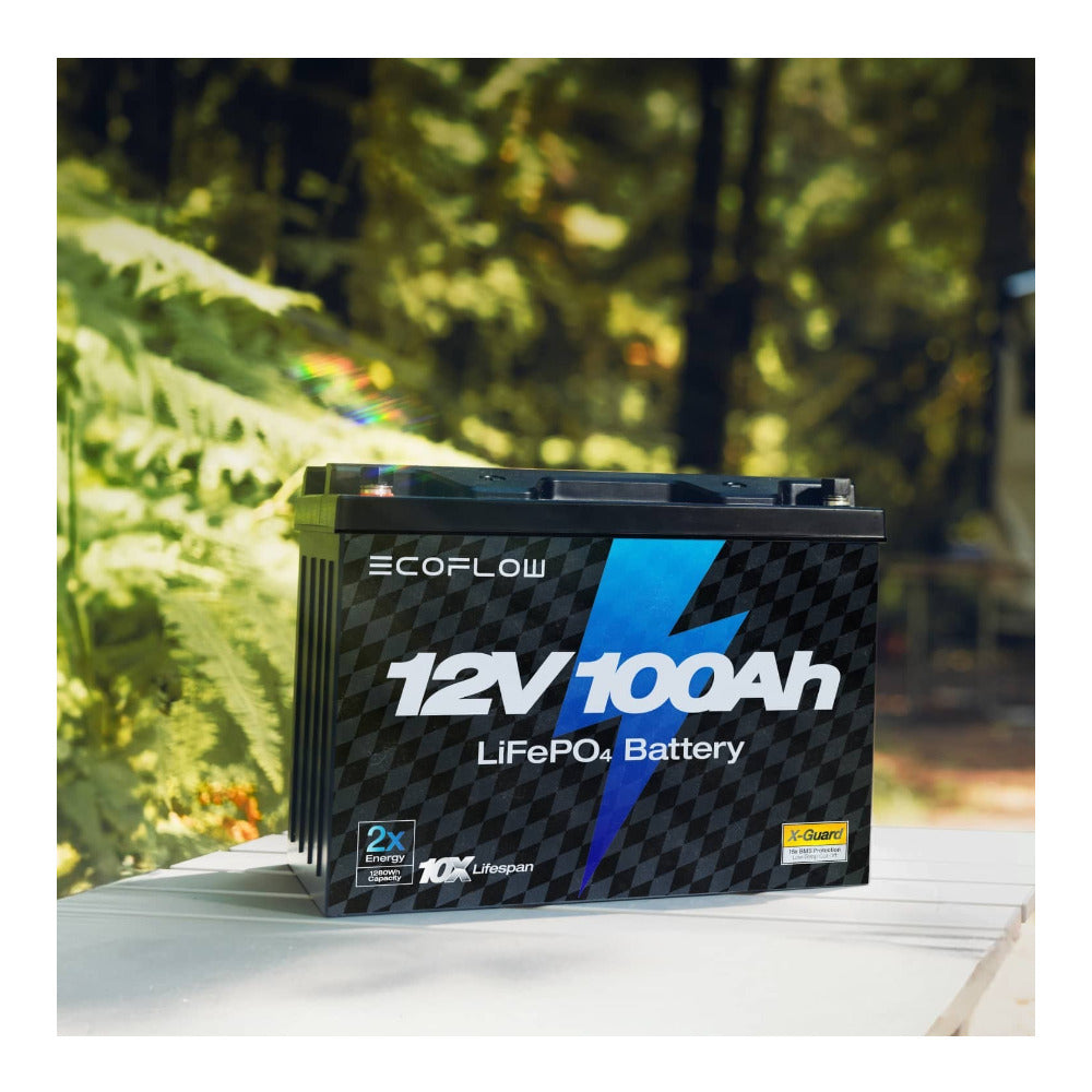 EcoFlow Lithium 12V 100Ah Deep Cycle LiFePO4 Battery