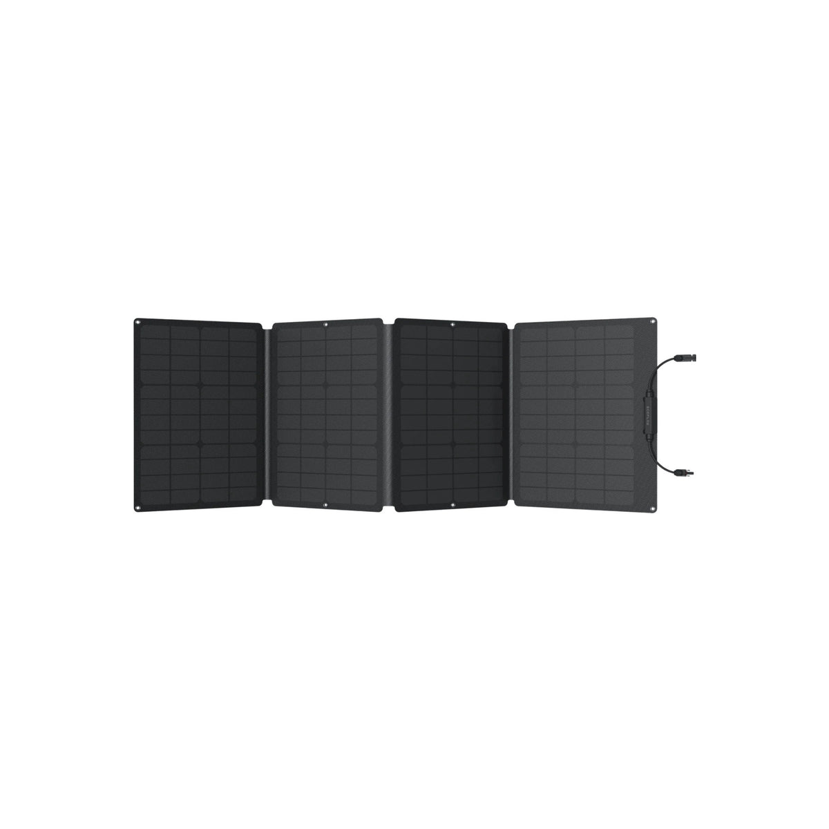 EcoFlow Foldable 110W Solar Panel - IP68 Waterproof with Carry Case (Black)