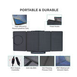 EcoFlow  Foldable 160W Solar Panel with Kickstand Carrying Case (Black)