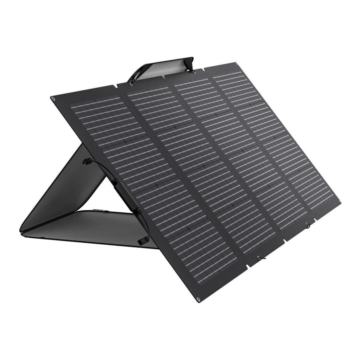 EcoFlow 220W Bifacial Portable Solar Panel - IP68 Water-Resistant (Black)