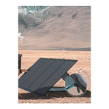 EcoFlow 220W Bifacial Portable Solar Panel - IP68 Water-Resistant (Black)
