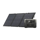 EcoFlow RIVER 2 Max 512Wh 500W Portable Power Station with 160-Watt Solar Panel