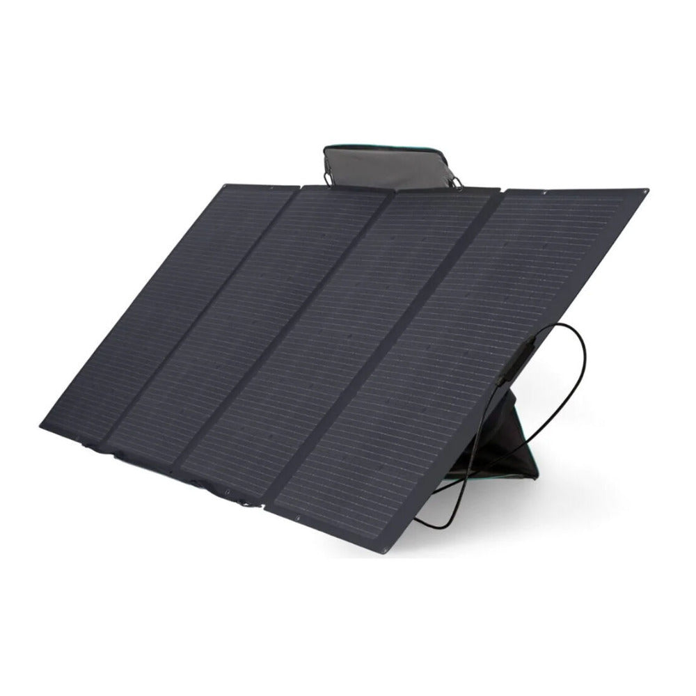 EcoFlow 400W Portable Solar Panel, IP68 Water-Resistant (Black)