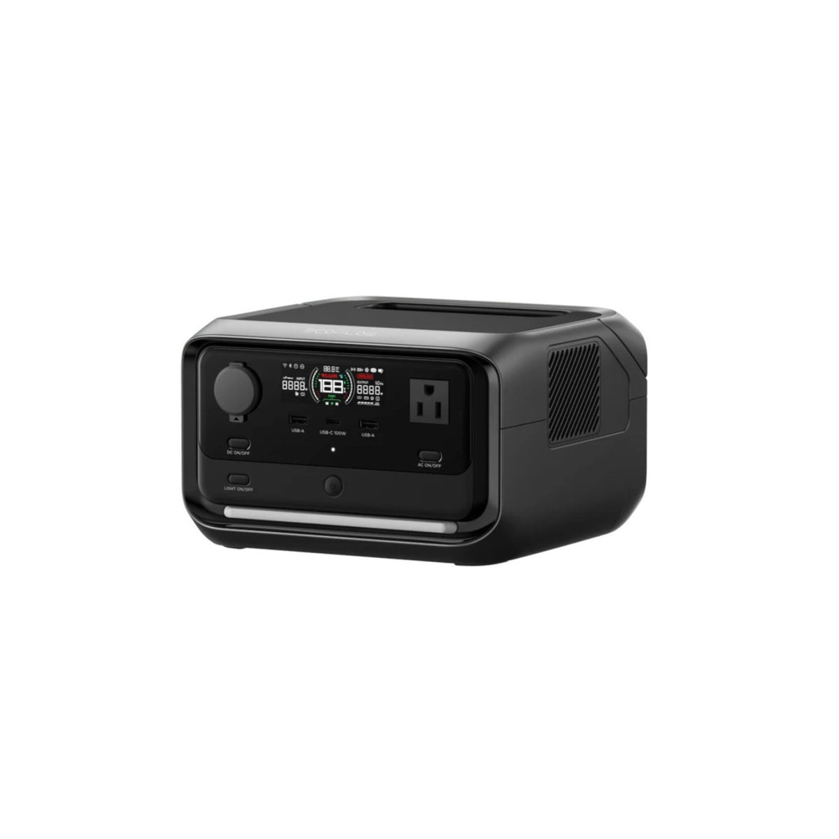 EcoFlow - RIVER 3 Plus Portable Power Station with Extra EB600 Battery (Black)