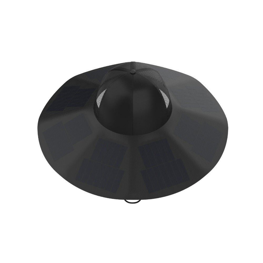EcoFlow Power Hat Large to X-Large - Solar Charging Hat (Black)