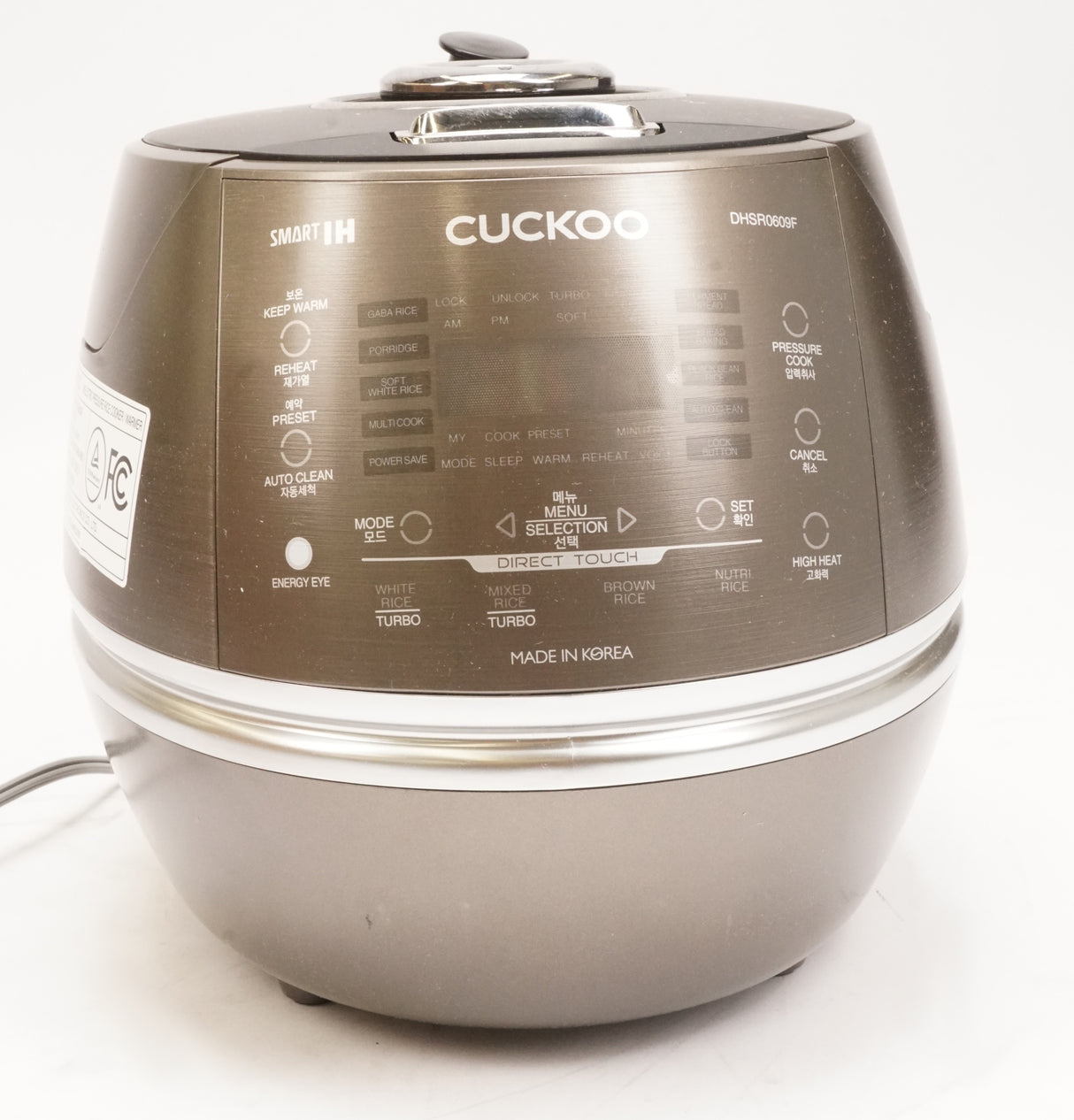 CUCKOO Induction Heating Pressure Rice Cooker (6-Cup) (Used)