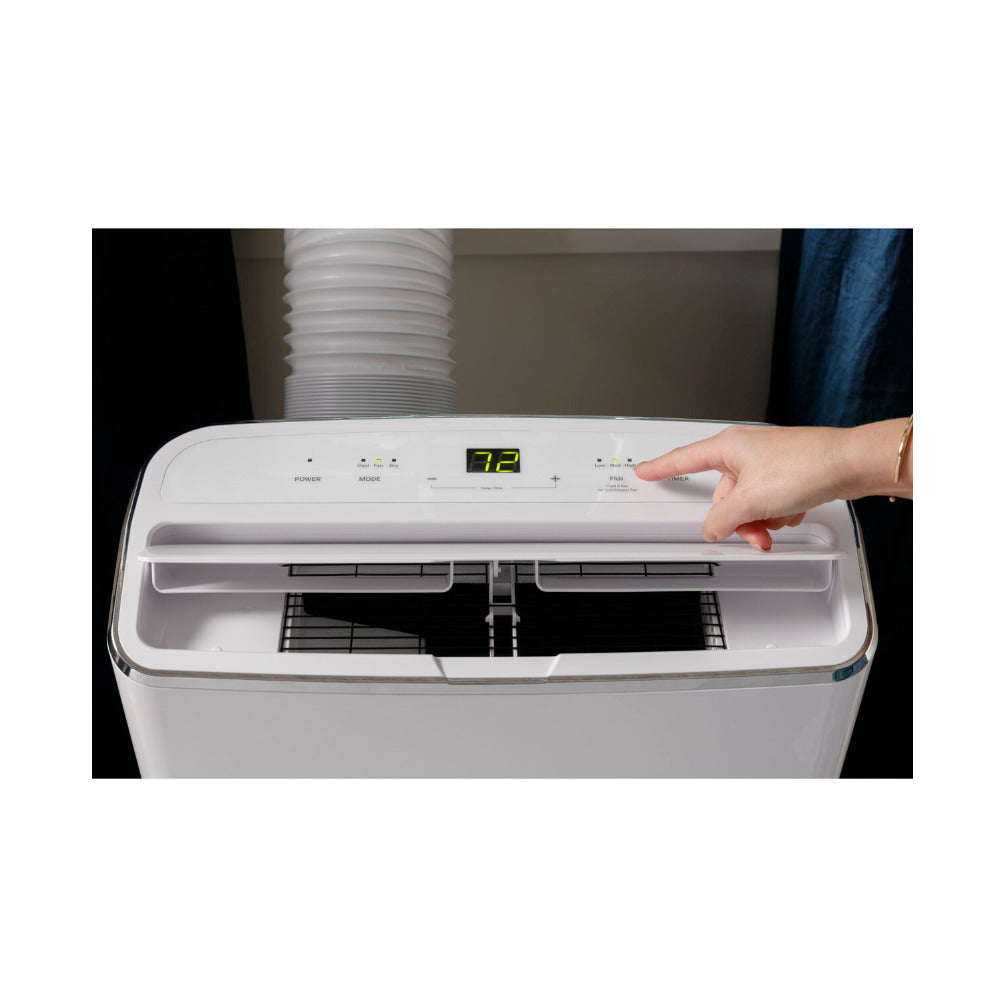 GE 3-in-1 Portable Air Conditioner and Heater 14,000 BTU (White)