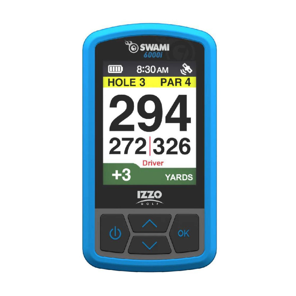 Izzo Golf Swami 6000I Handheld GPS Rangefinder (Blue)