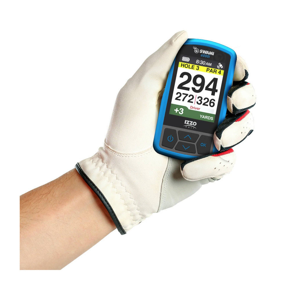 Izzo Golf Swami 6000I Handheld GPS Rangefinder (Blue)