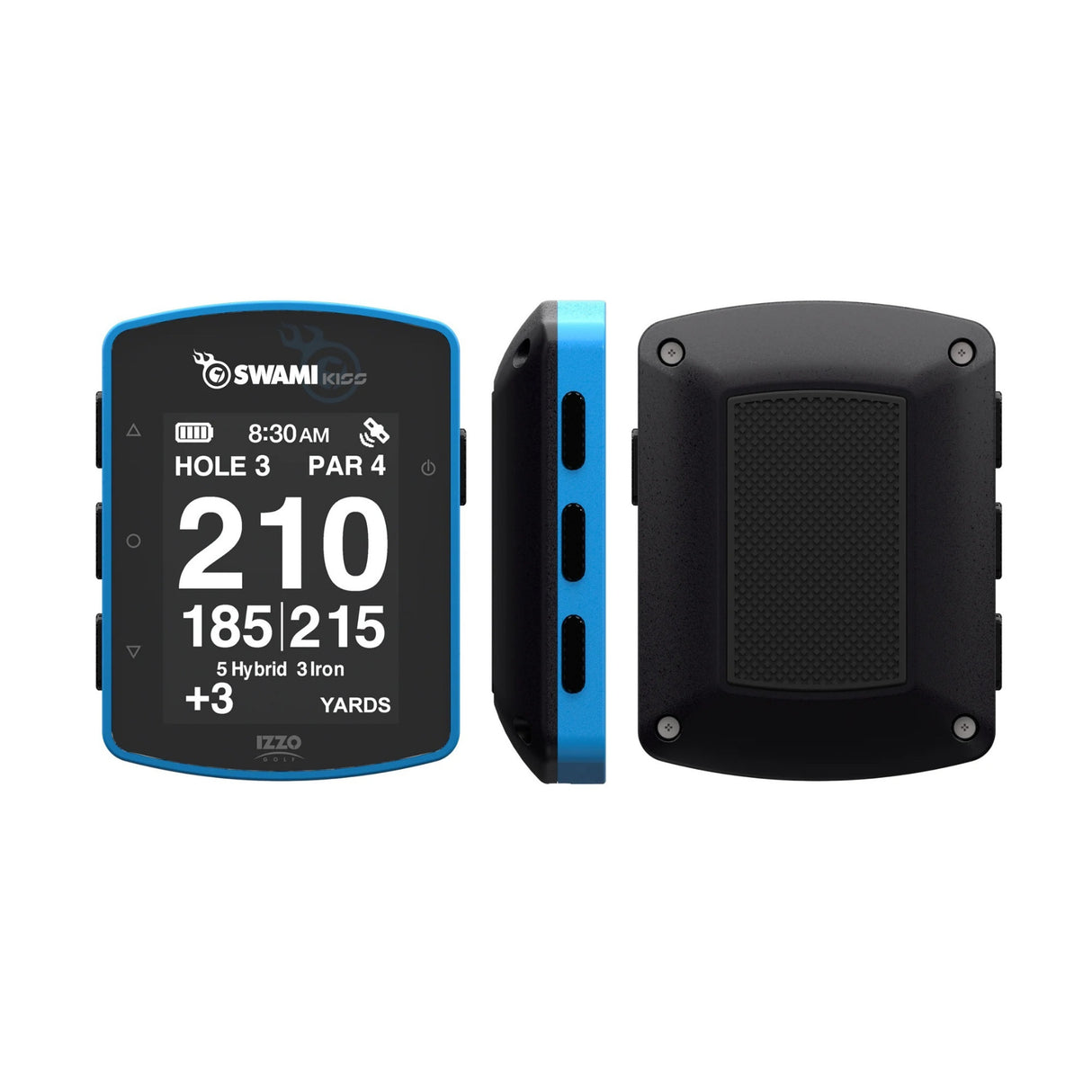 Izzo Swami KISS 2.0 Handheld Golf GPS Rangefinder - Water Resistant (Blue)