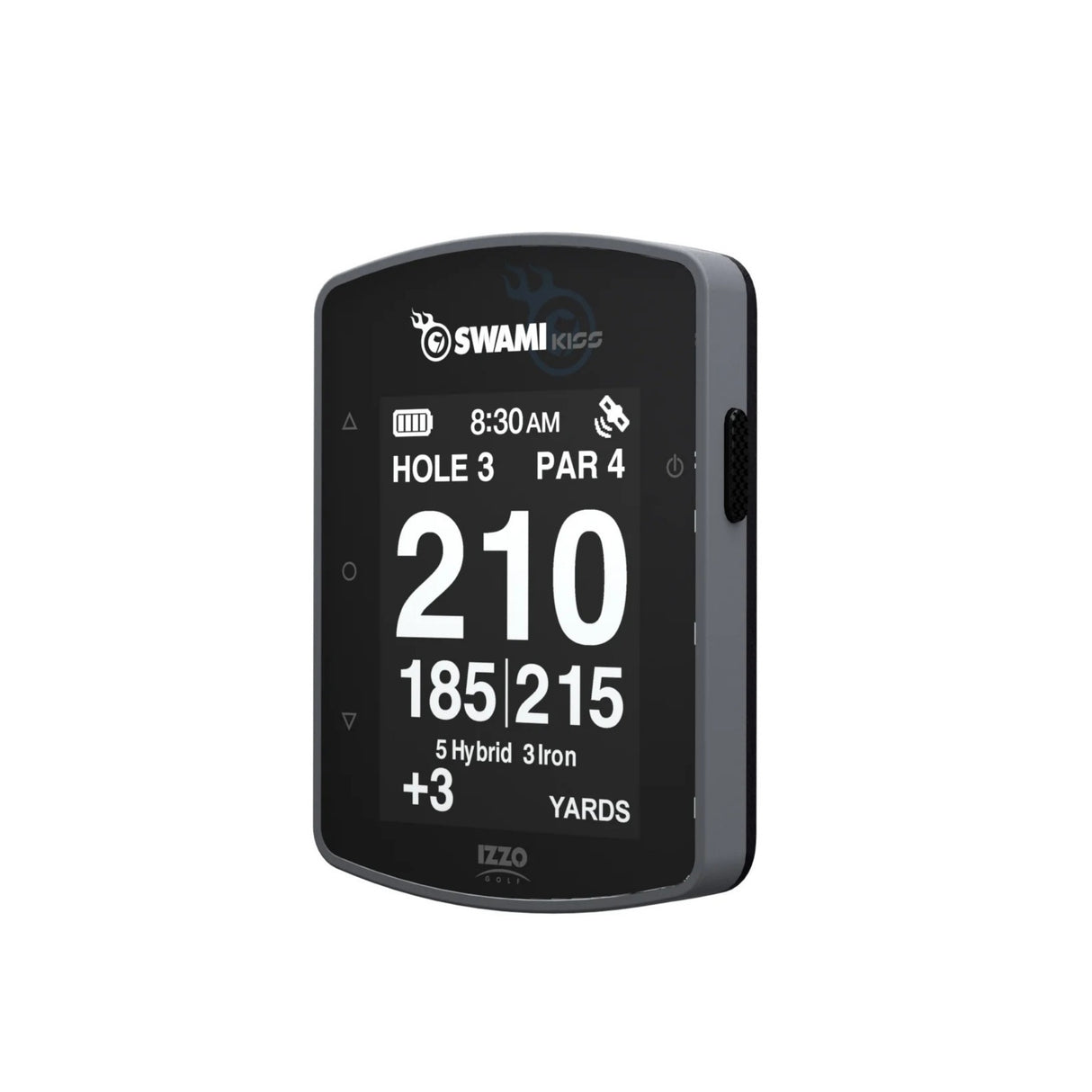 Izzo Swami KISS 2.0 Handheld Golf GPS Rangefinder - Water Resistant (Gray)